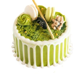 Green Tea Tart Cake 12cm Bulat