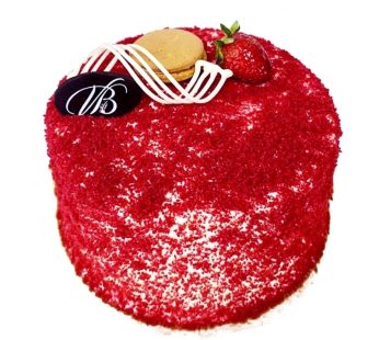 Red Velvet Tart Cake 12cm Bulat