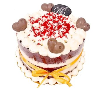 Red Velvet Tart Cake 12cm Bulat
