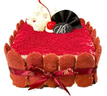 Red Velvet Tart Cake 12cm Kotak