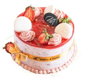 Strawberry Tart Cake 12cm Bulat