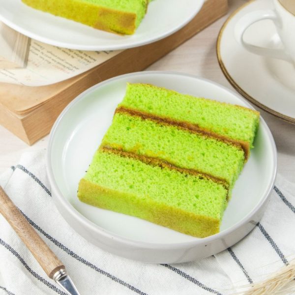 Lapis Pandan Srikaya slice
