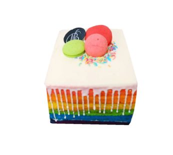Rainbow Tart Cake 14cm Kotak