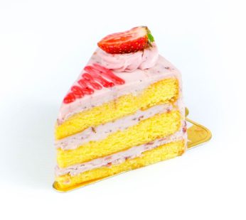 Strawberry Cake Slice