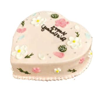 Tart Cake 16cm Jantung