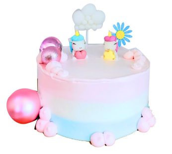 Tart Cake Dekorasi 18cm Bulat