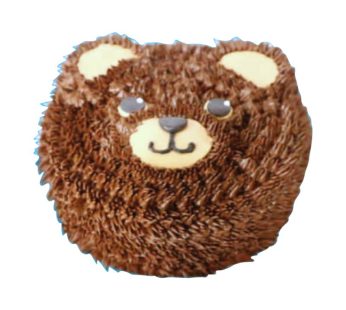 Tart Cake Motif Boneka Beruang 18cm Bulat