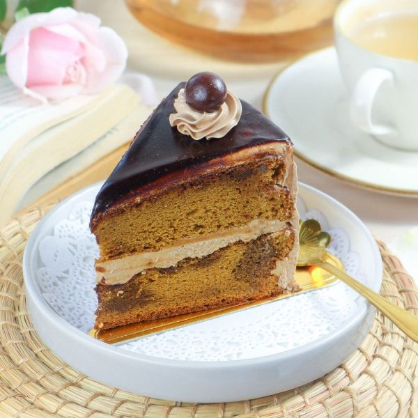 Mocha Cake Slice - Image 2